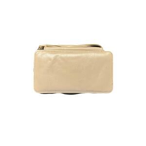 Women’s Cream Wallet 8” W X 4” L